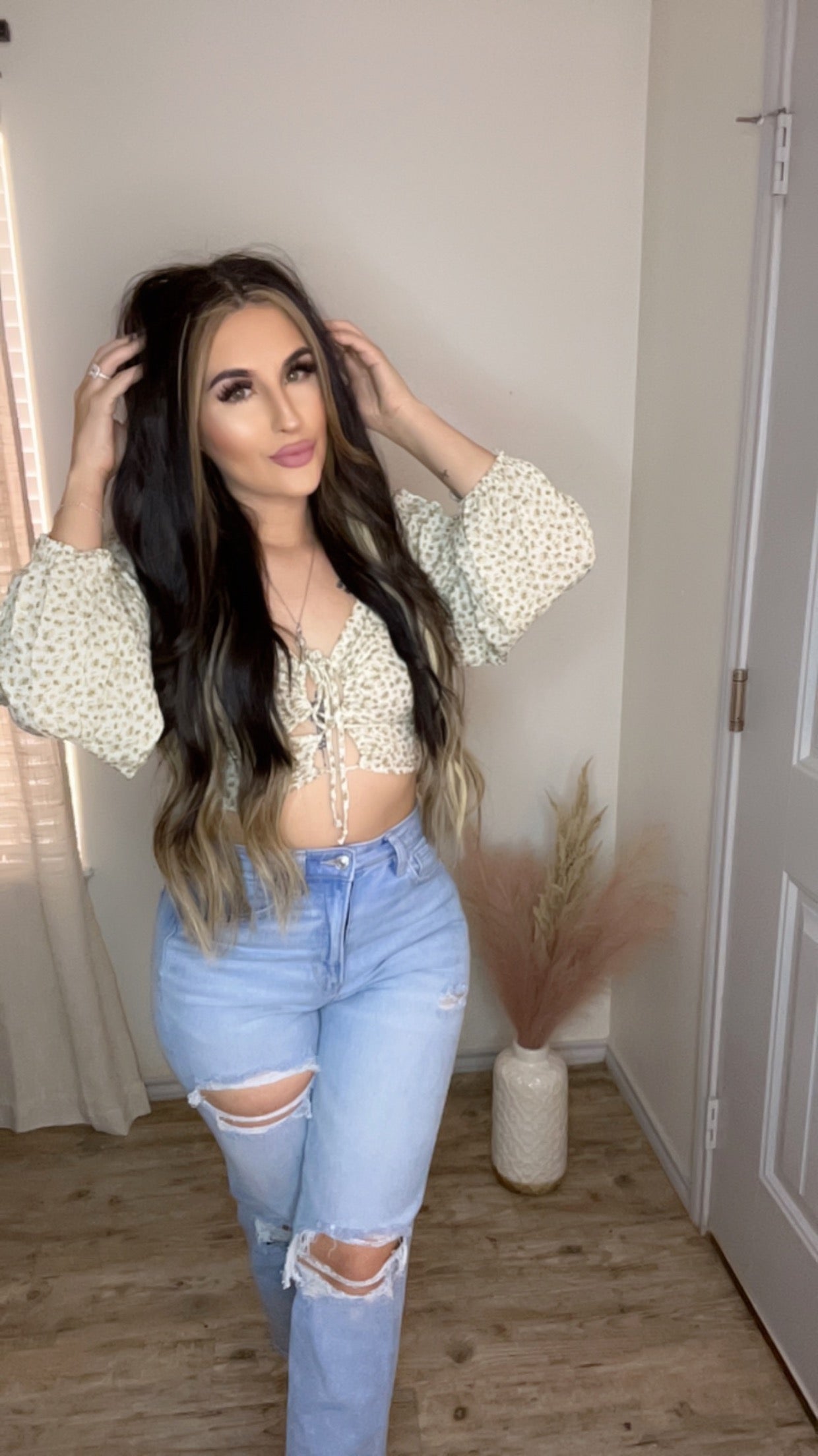 Floral Crop top