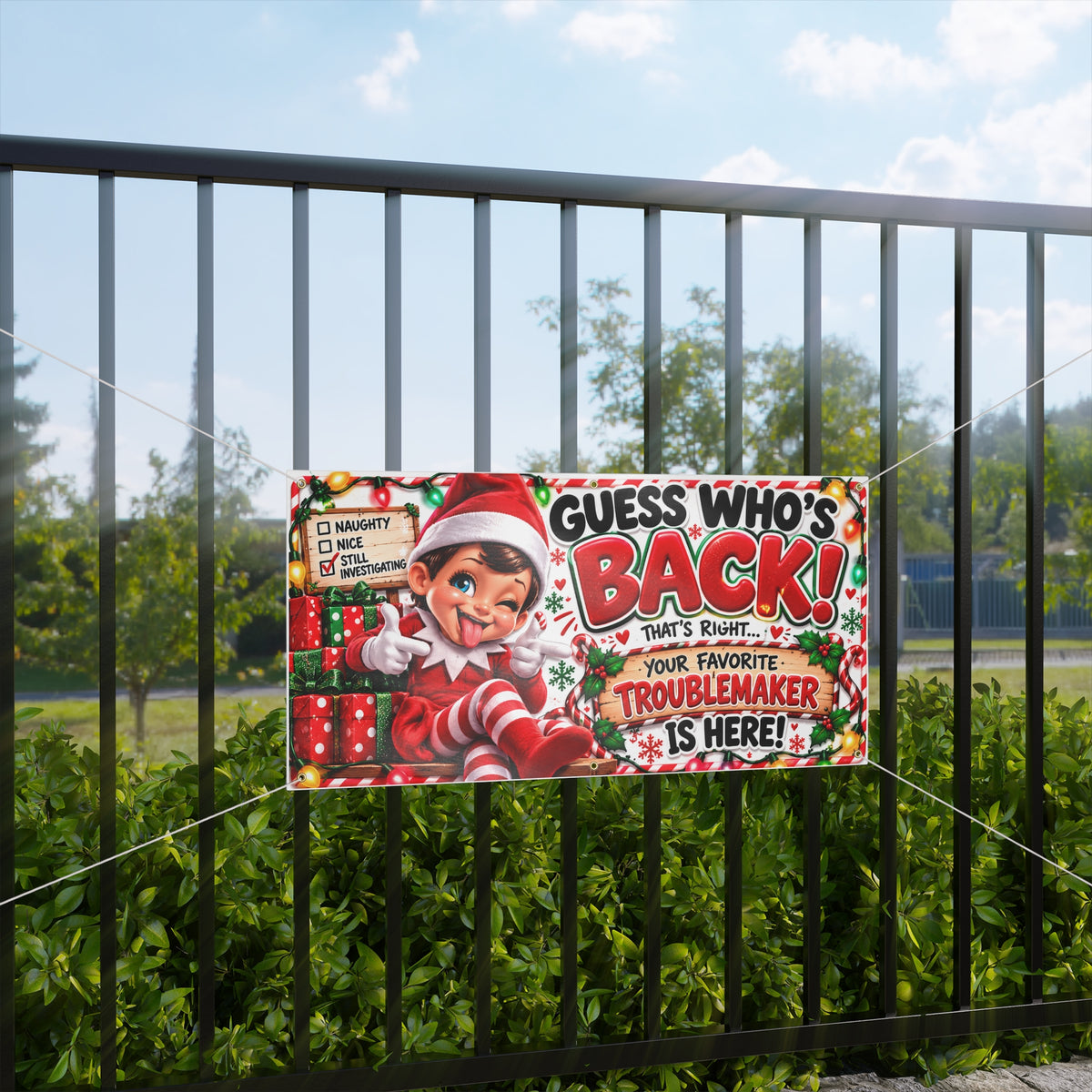 elf on the shelf Banner