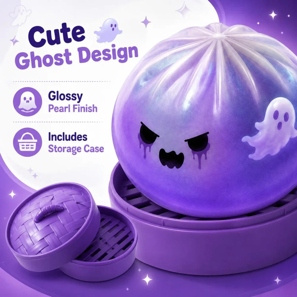 Halloween Ghost Baozi Squishy Toy