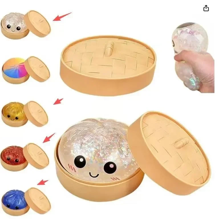 Glitter Steamed Bun Fidget Toy