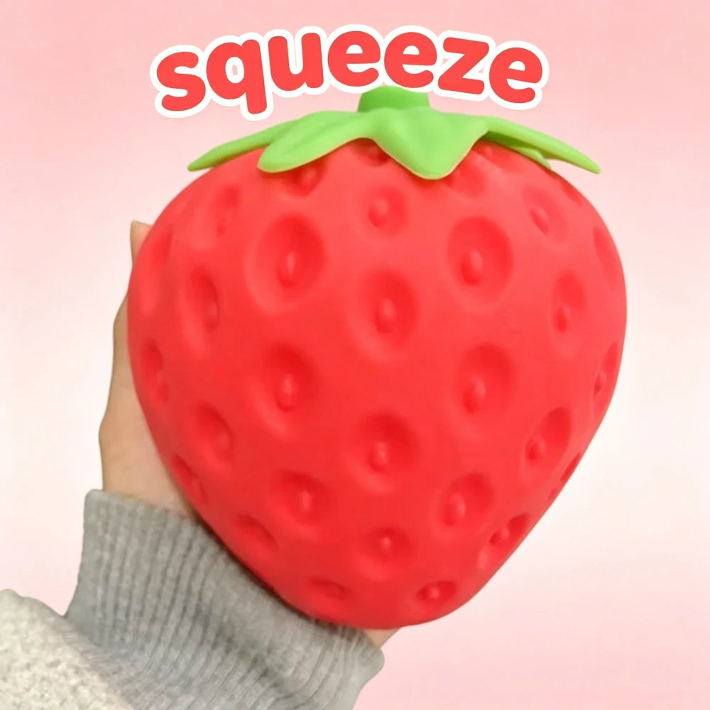 Jumbo Strawberry Stress Relief Squishy
