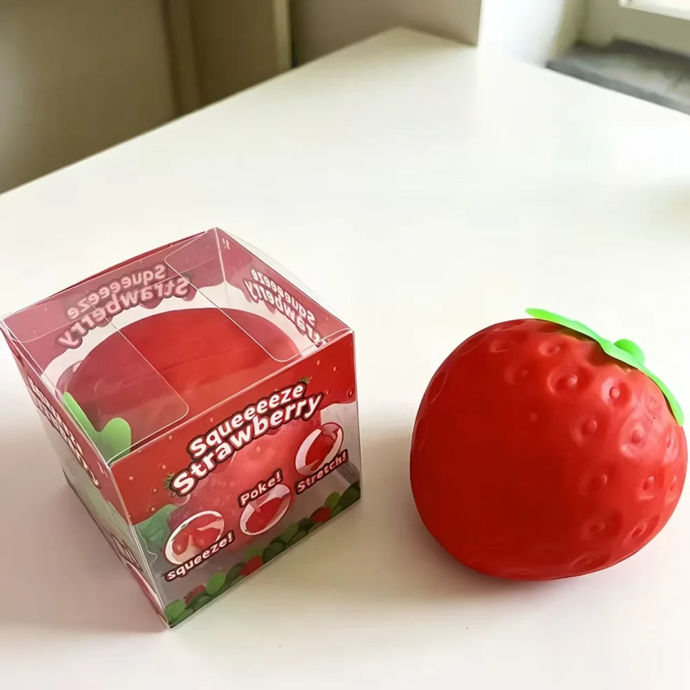 Jumbo Strawberry Stress Relief Squishy