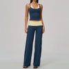 Contrast Color Yoga Tracksuit