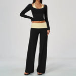 Contrast Color Yoga Tracksuit