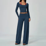 Contrast Color Yoga Tracksuit