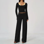 Contrast Color Yoga Tracksuit