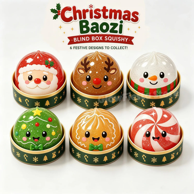 Christmas Dumpling Squishy Toy