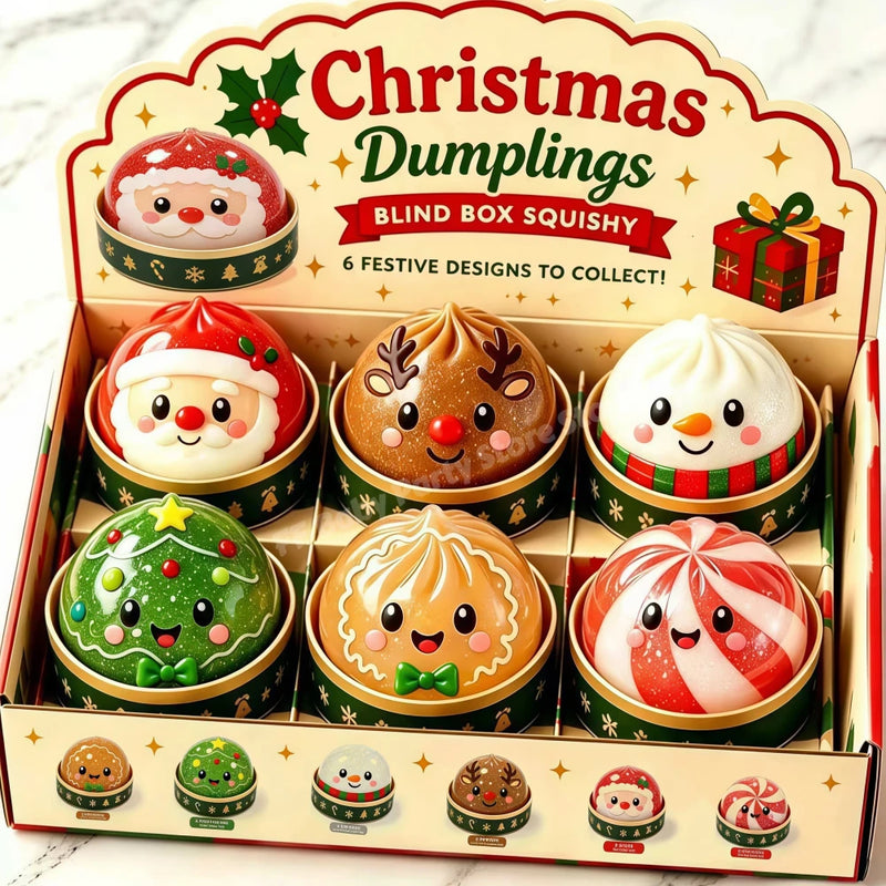 Christmas Dumpling Squishy Toy