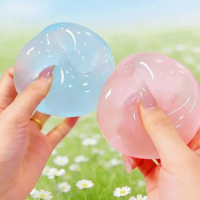 Plush Slow-Return Squeeze Ball