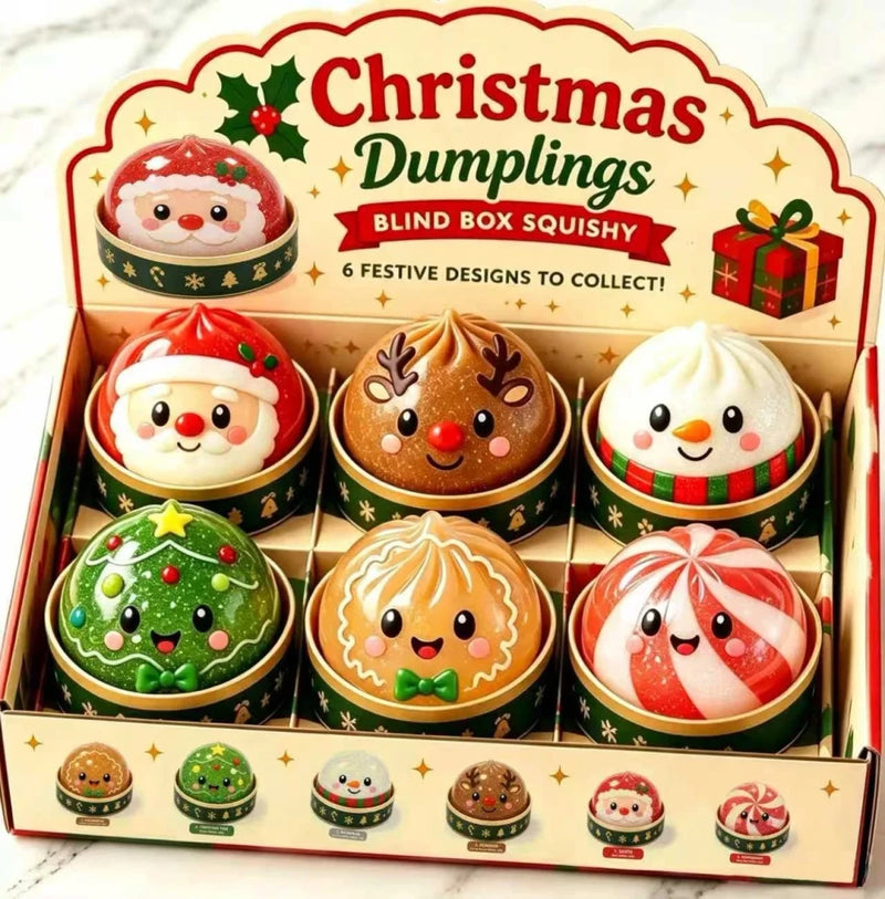 Christmas Dumpling Squishy Toy