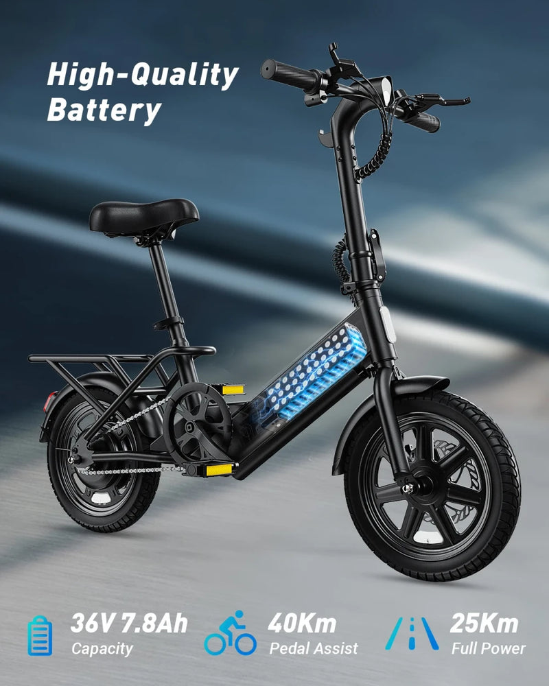 Compact Folding Electric City Bike