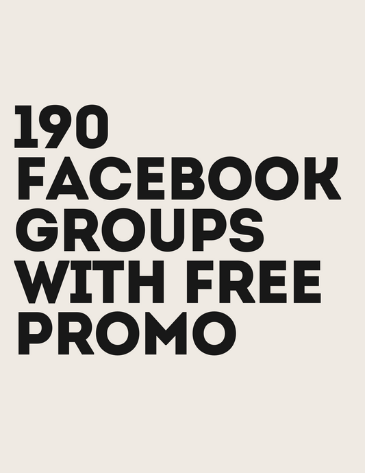 190 Facebook Groups with FREE Promo