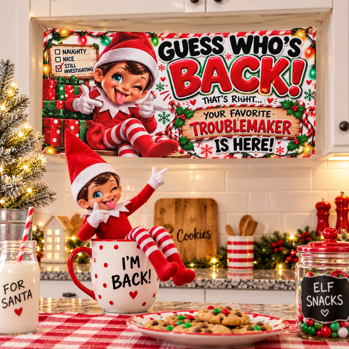 elf on the shelf Banner