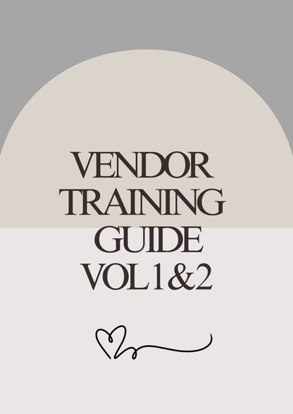 Vendor package Vol 1 & 2 2025 mentor training