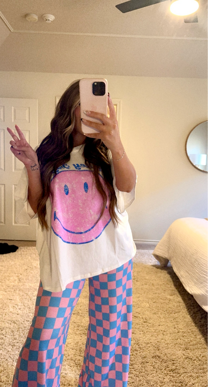 Smiley oversized tee