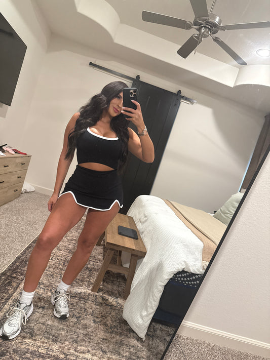 Effortless skirt set