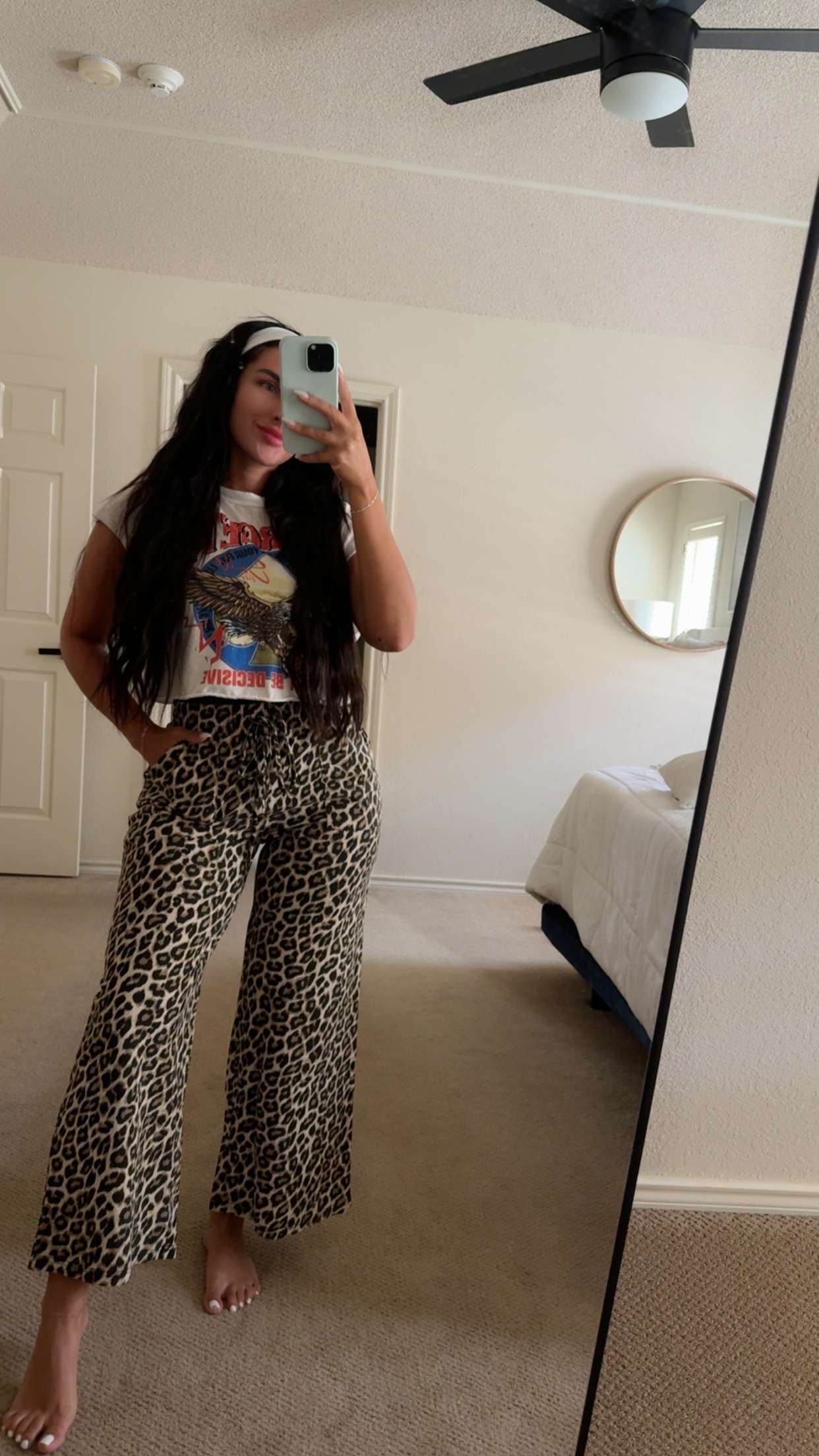 Cheetah comfy pants
