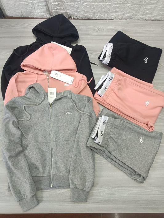 Alo Zip Up Set
