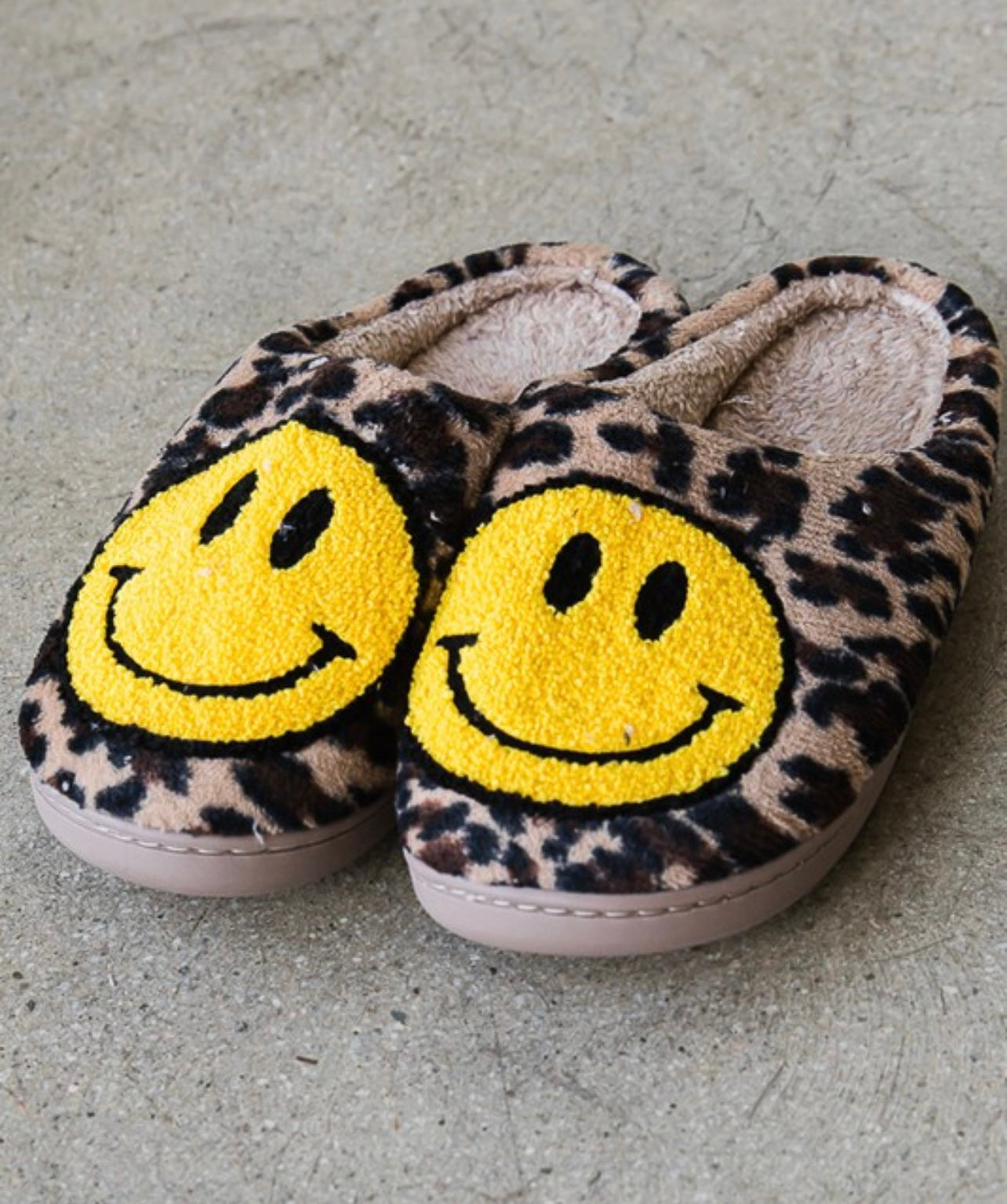 Cheetah slippers